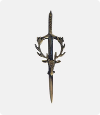 Stag Head Kilt Pin