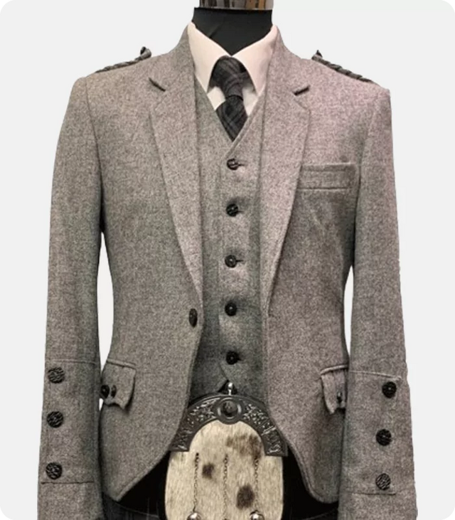 Traditional Brown Argyle Jacket