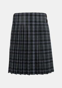 Traditional_417_Hamilton_Grey_Tartan_kilt_back_image_with_pleated_design_and_adjustable_buckles_for_men