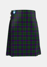 Traditional_Abercrombie_Wilsons_No2_64_Tartan_1048_kilt_front_image_with_pleated_design_and_adjustable_buckles_for_men