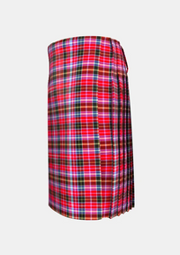 Traditional_Aberdeen_tartan_left_image_with_pleated_design_and_adjustable_buckles_for_men