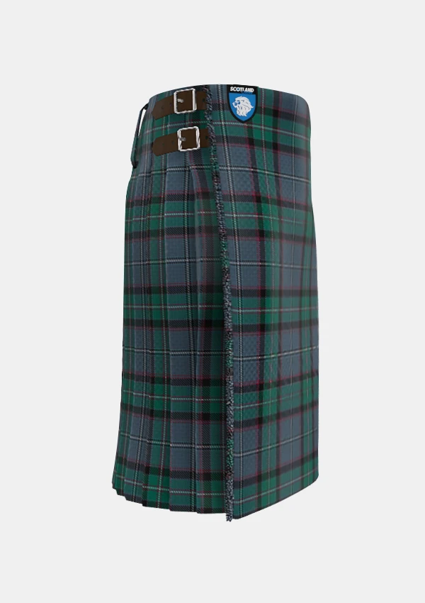 Traditional_Aberfeldy_Tartan_kilt_right_image_with_pleated_design_and_adjustable_buckles_for_men