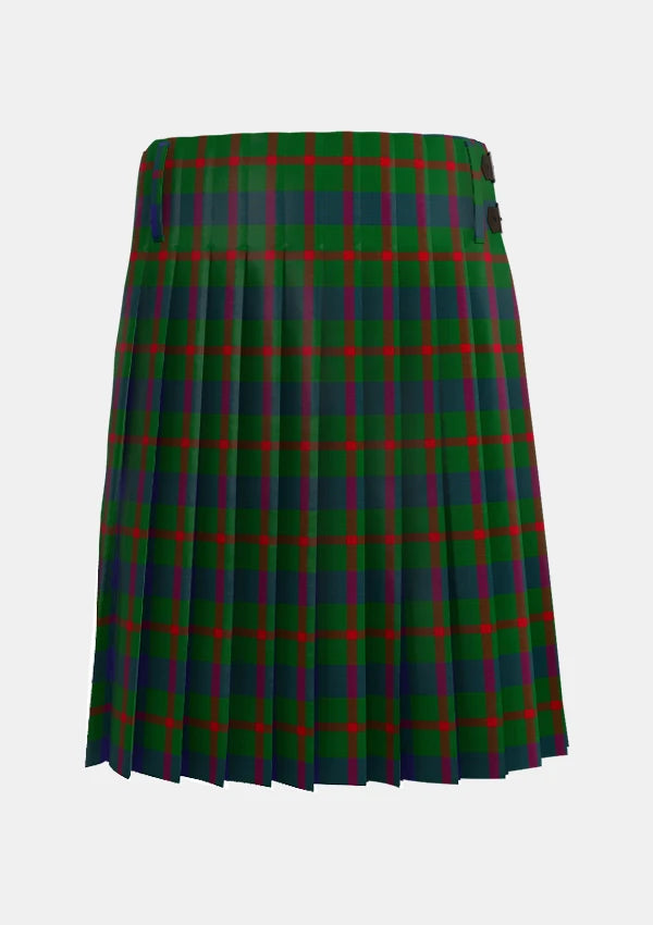 Traditional_Agnew_tartan_182_back_image_with_pleated_design_and_adjustable_buckles_for_men