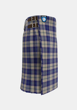 Traditional_Ailsa_Royal_Blue_Tartan_kilt_right_image_with_pleated_design_and_adjustable_buckles_for_men