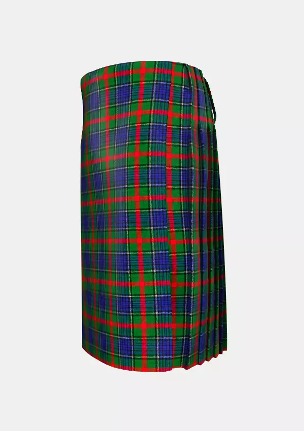 Traditional_Aiton_Tartan_kilt_left_image_with_pleated_design_and_adjustable_buckles_for_men