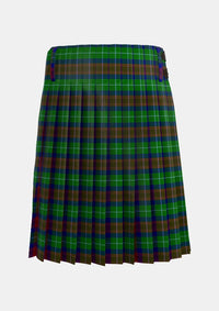 Traditional_Akins_Clan_Tartan_kilt_back_image_with_pleated_design_and_adjustable_buckles_for_men