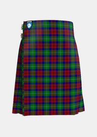 Traditional_Akins_Clan_Tartan_kilt_front_image_with_pleated_design_and_adjustable_buckles_for_men