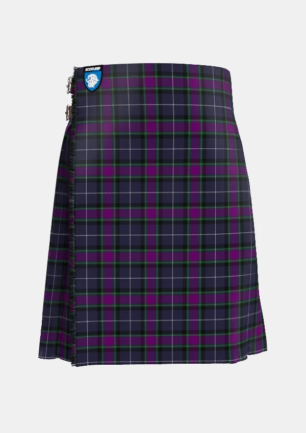 Traditional_Alba_Tartan_kilt_front_image_with_pleated_design_and_adjustable_buckles_for_men