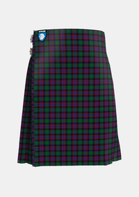 Traditional_Alexander_Hunting_Personal_Tartan_411_kilt_front_image_with_pleated_design_and_adjustable_buckles_for_men