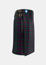 Traditional_Alexander_Hunting_Personal_Tartan_411_kilt_right_image_with_pleated_design_and_adjustable_buckles_for_men