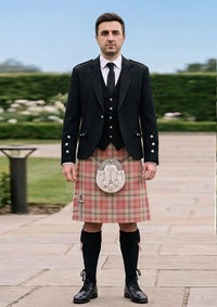 Traditional_Alisa_Pink_Tartan_7587_Kilt_and_Argyle_Jacket_Kilt_Outfit_front_image