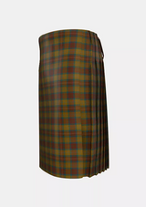 Traditional_Allen_Northumbrian_Hunting_Tartan_10573_kilt_left_image_with_pleated_design_and_adjustable_buckles_for_men