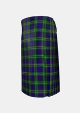 Traditional_Allen_tartan_2519_kilt_left_image_with_pleated_design_and_adjustable_buckles_for_men