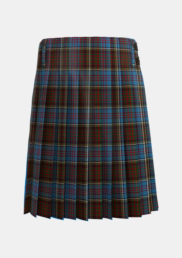 Traditional_Anderson_MacGregor_Hastie_3_Tartan_1393_kilt_back_image_with_pleated_design_and_adjustable_buckles_for_men