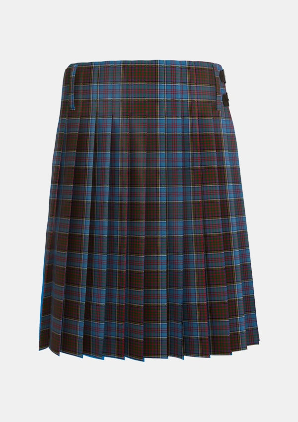 Traditional_Anderson_STS_Tartan_1392_kilt_back_image_with_pleated_design_and_adjustable_buckles_for_men