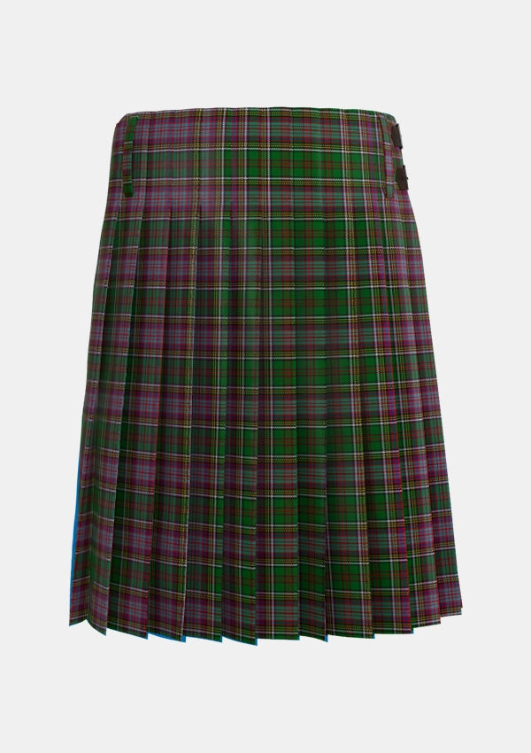 Traditional_Anderson_of_Kinneddar_Hunting_Tartan_1396_kilt_back_image_with_pleated_design_and_adjustable_buckles_for_men