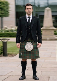 Traditional_Antrim_County_Tartan_2282_Kilt_and_Argyle_Jacket_Kilt_Outfit_front_image