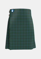Traditional_Arbuthnott_Tartan_204_kilt_front_image_with_pleated_design_and_adjustable_buckles_for_men