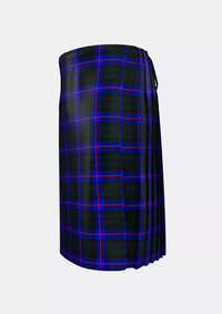 Traditional_Armstrong_Scottish_Tartan_kilt_left_image_with_pleated_design_and_adjustable_buckles_for_men