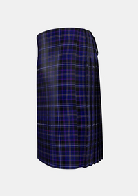 Traditional_Arnold_Tartan_kilt_left_image_with_pleated_design_and_adjustable_buckles_for_men