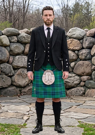 Traditional_Austin_Ancient_Tartan_Kilt_and_Argyle_Jacket_Kilt_Outfit_front_image