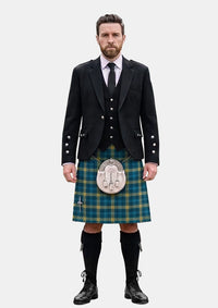 Traditional_Avalon_Carroll_House_Tartan_6362_Kilt_and_Argyle_Jacket_Kilt_Outfits_front_image