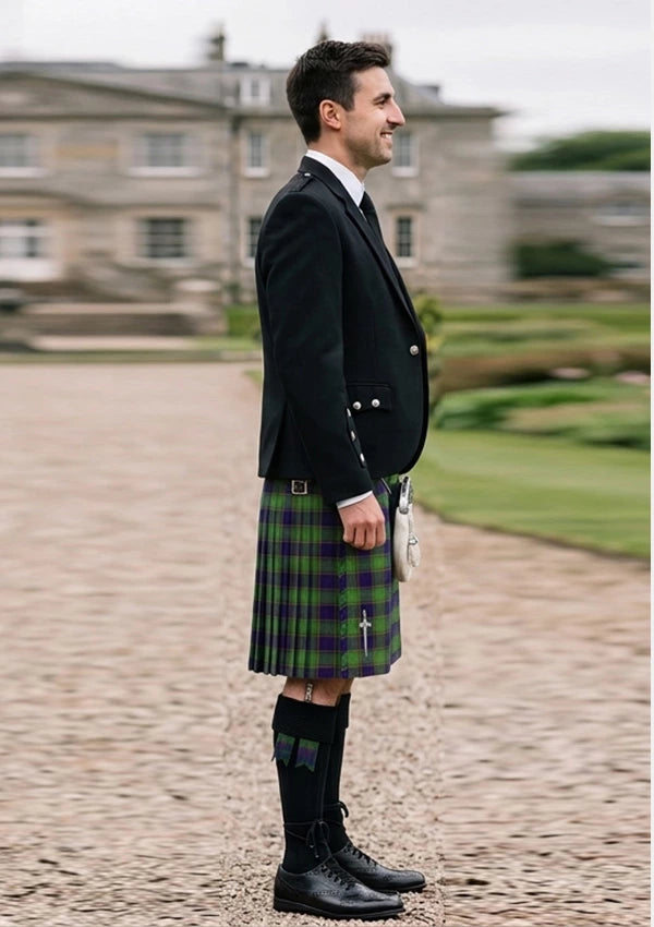 Traditional_Ayrshire_tartan_436_Kilt_and_Argyle_Jacket_Kilt_Outfit_right_image