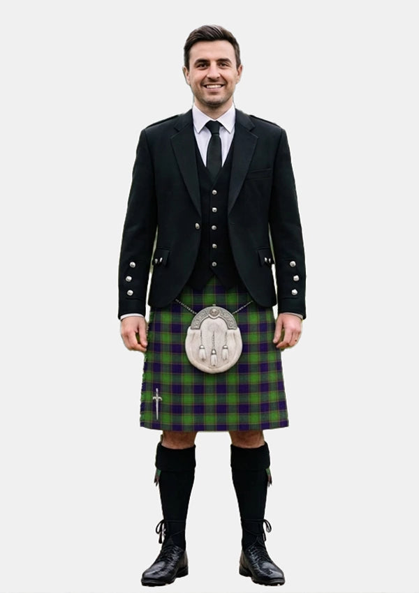 Traditional_Ayrshire_tartan_436_Kilt_and_Argyle_Jacket_Kilt_Outfits_front_image