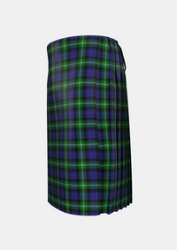 Traditional_Baillie_of_Polkemmet_Tartan_206_kilt_left_image_with_pleated_design_and_adjustable_buckles_for_men
