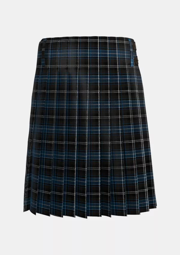 Traditional_Bain_Tom_Tartan_12167_kilt_back_image_with_pleated_design_and_adjustable_buckles_for_men