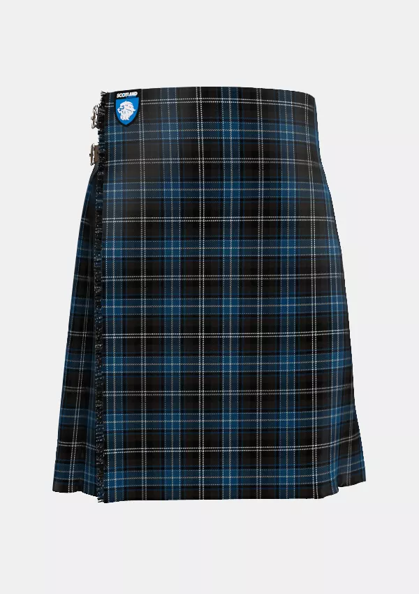 Traditional_Bain_Tom_Tartan_12167_kilt_front_image_with_pleated_design_and_adjustable_buckles_for_men