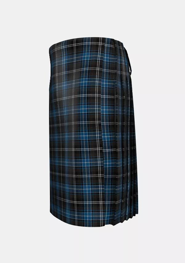 Traditional_Bain_Tom_Tartan_12167_kilt_left_image_with_pleated_design_and_adjustable_buckles_for_men
