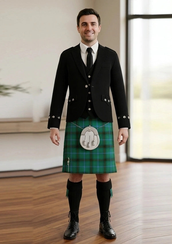 Traditional_Baird_tartan_Kilt_and_Argyle_Jacket_Kilt_Outfit_front_image