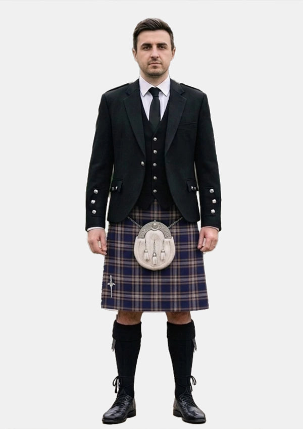 Traditional_Baker_Tartan_613_Kilt_and_Argyle_Jacket_Kilt_Outfits_front_image