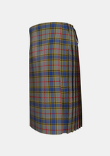 Traditional_Balfour_Tartan_kilt_683_left_image_with_pleated_design_and_adjustable_buckles_for_men