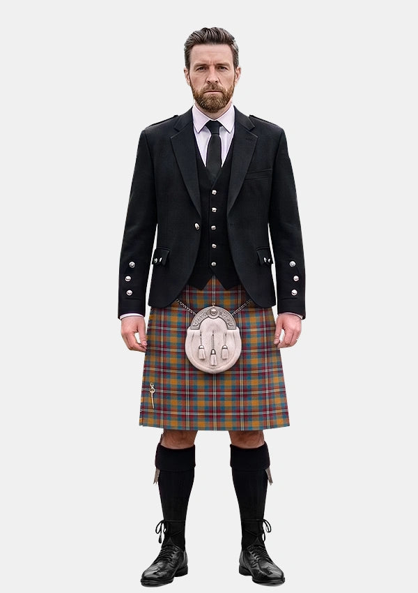 Traditional_Ball_Tartan_6056_Kilt_and_Argyle_Jacket_Kilt_Outfits_front_image