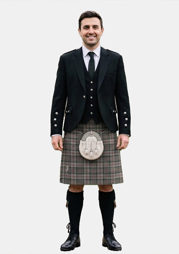Traditional_Balmoral_tartan_1300_Kilt_and_Argyle_Jacket_Kilt_Outfits_front_image