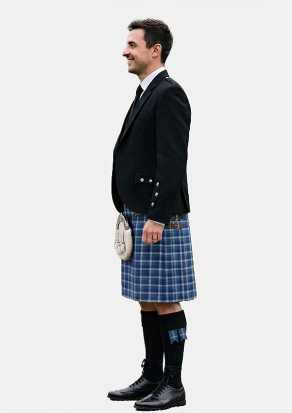 Traditional_Bannockbane_Light_Blue_tartan_27_Kilt_and_Argyle_Jacket_Kilt_Outfits_left_image