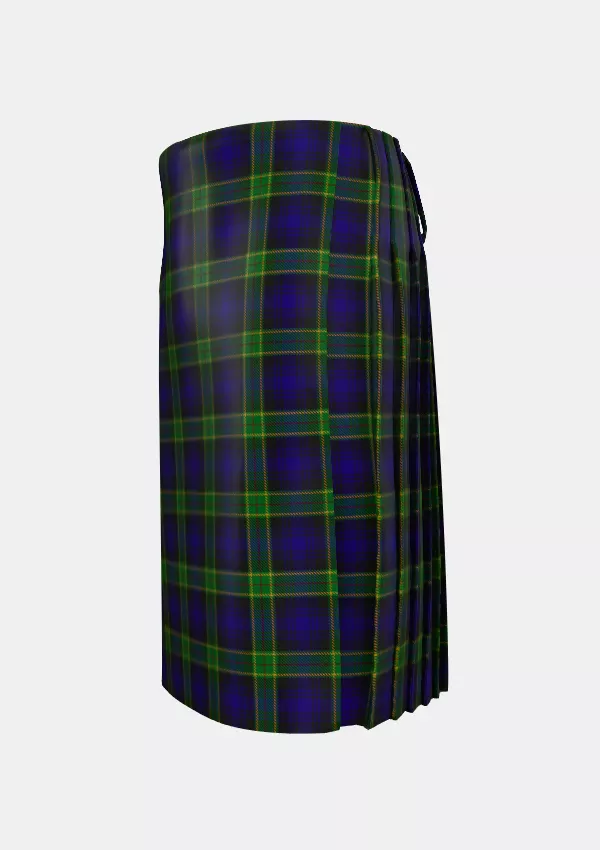 Traditional_Barnes_Hunting_Tartan_2244_kilt_left_image_with_pleated_design_and_adjustable_buckles_for_men