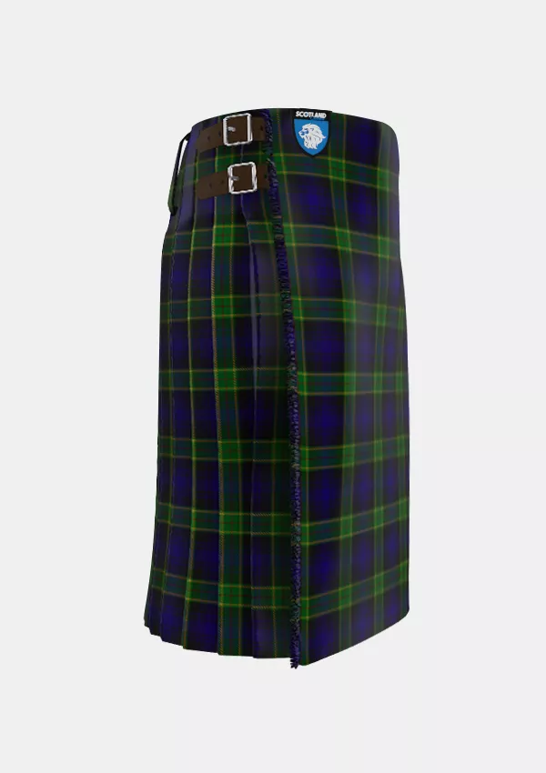 Traditional_Barnes_Hunting_Tartan_2244_kilt_right_image_with_pleated_design_and_adjustable_buckles_for_men