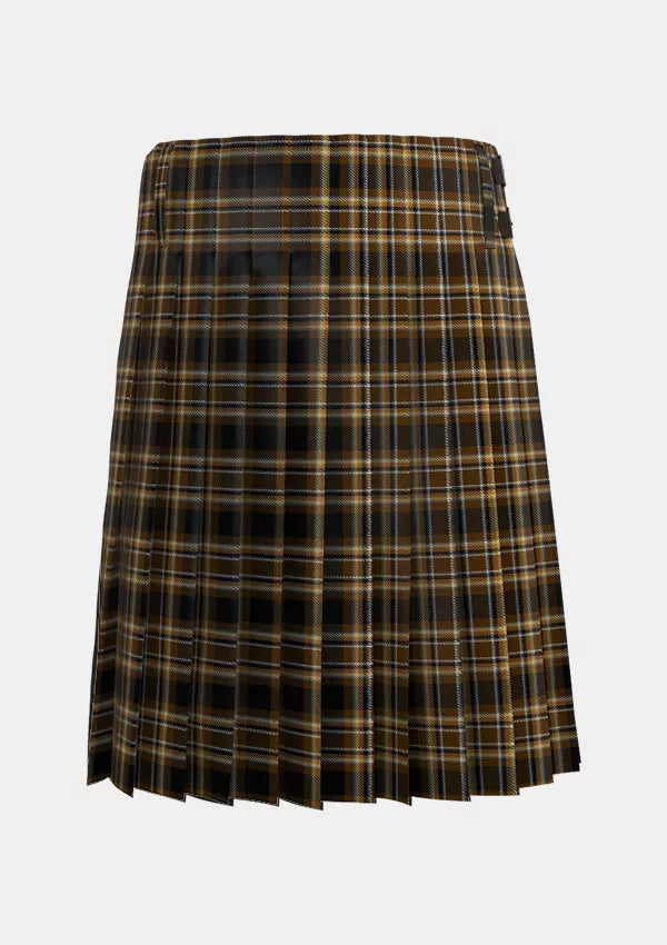 Traditional_Bear_Pride_Tartan_kilt_back_image_with_pleated_design_and_adjustable_buckles_for_men