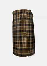 Traditional_Bear_Pride_Tartan_kilt_left_image_with_pleated_design_and_adjustable_buckles_for_men