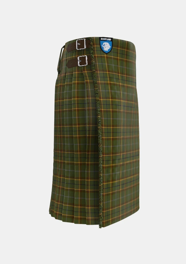 Traditional_Beattie_Tartan_kilt_13259_right_image_with_pleated_design_and_adjustable_buckles_for_men