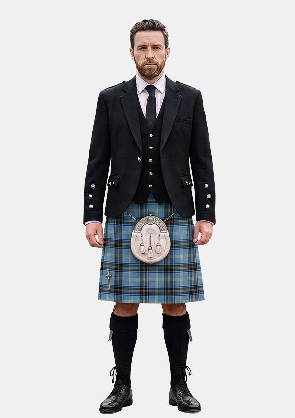 Traditional_Bell_of_The_Borders_Tartan_Kilt_and_Argyle_Jacket_Kilt_Outfits_front_image