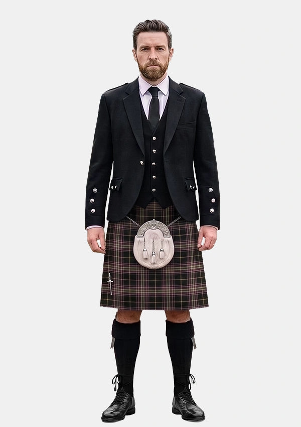 Traditional_Bird_Family_Tartan_10350_Kilt_and_Argyle_Jacket_Kilt_Outfits_front_image