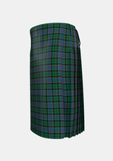 Traditional_Birse_Tartan_kilt_left_image_with_pleated_design_and_adjustable_buckles_for_men