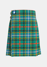 Traditional_Bisset_Tartan_kilt_1478_front_image_with_pleated_design_and_adjustable_buckles_for_men