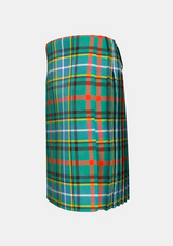 Traditional_Bisset_Tartan_kilt_1478_left_image_with_pleated_design_and_adjustable_buckles_for_men