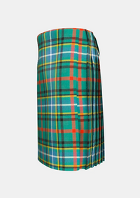 Traditional_Bisset_Tartan_kilt_1478_left_image_with_pleated_design_and_adjustable_buckles_for_men