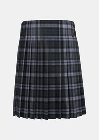 Traditional_Black_Scottish_National_Tartan_kilt_back_image_with_pleated_design_and_adjustable_buckles_for_men